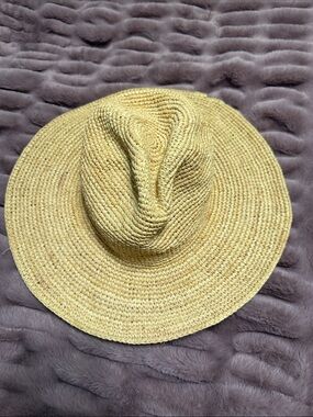 J. Crew Straw Sun Hat in Natural Beige
